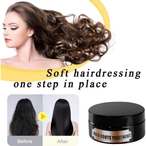 50ml Hair Root Treatment Multifunctional Nourishing Hair Cream Steaming-Free Smoothing Conditioner Cream for Female