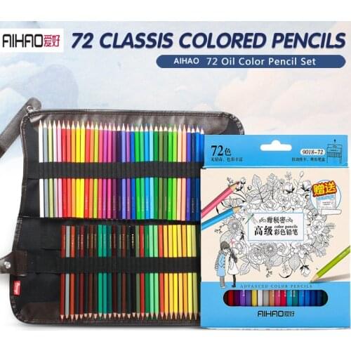 72pcs Color Sketch Pencil lapis de cor Professional Non-toxic Lead-free Colored Pencils Artist Painting Oil for School Supplies