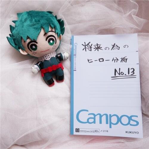 Anime My Hero Academia Cartoon Midoriya Izuku Cosplay Accessories Deku All Might Props Stationery Burned Students Notebook Gift