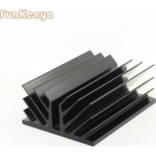 W150*H75*D200mm All Aluminum Radiator For Power Amplifier Chassis Special Industry Type Radiator