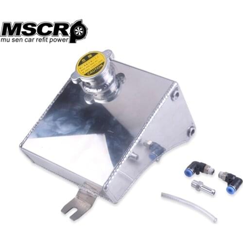 240SX S13 SR20DET KA24DE KA24E KA24 Aluminum Coolant Overflow Tank Reservoir Kit For Nissan (Fits: 240SX)