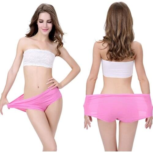 Bamboo Underwear Women Daily Panties Purple Thin Breathable Female Big Size Briefs Brand Design Ladies Panties Intimates Panty