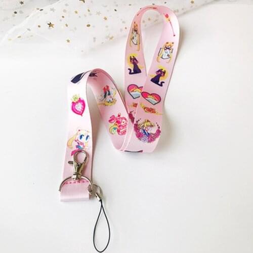 Baby Neck Strap Lanyards for Keys ID Card Gym Mobile Phone Straps USB Badge Holder DIY Hang Rope Lariat Black Blue Pink