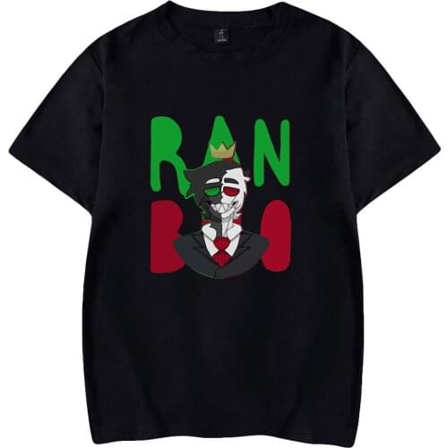 Tee Shirt Ranboo Merch T-Shirt 2D Print Clothes 100% Cotton t shirts Streetwear Harajuku t-shirts for Men and Women