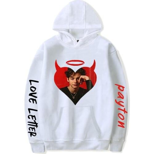 Payton Moormeier Hoodies PYTN LOVE LETTER Payton Sweatshirts Men Women Print Hoodies Pullover Unisex Harajuku Tracksuit