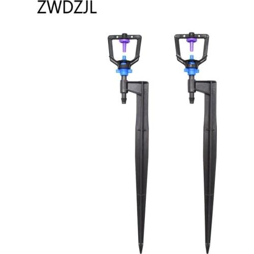 Drip irrigation Refraction Nozzle plastic spike garden watering sprinklers Atomization Nozzle taper watering plants 5pcs