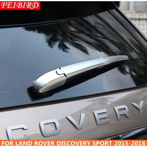 ABS Rear Windshield Window Wiper Molding Cover Kit Trim 3 Piece Accessories For Land Rover Discovery Sport 2015 - 2019