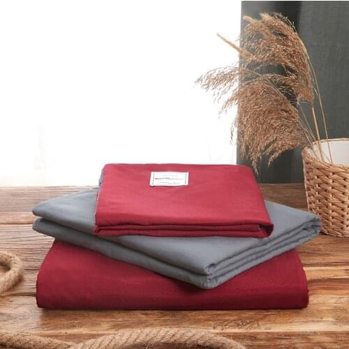 Red Color Bedding Sheet Sets Wedding Bedding Set Queen King Size Duvet Cover Bed Sheet Sets for King Bed