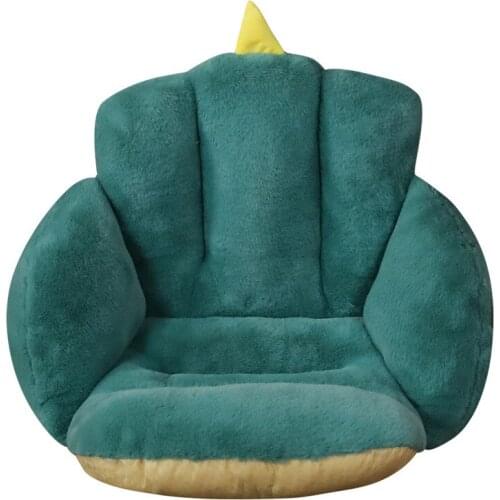 Cute Animal Shape Chair Seat Cushion Breathable Soft Backrest Pillows Washable Non-slip Tatami Mattress Home Decor