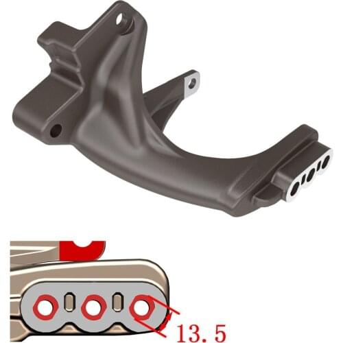 Motorcycle Front Pedal Bracket Brake Left and Right Plate Accessories for Zontes Zt310-v-vx