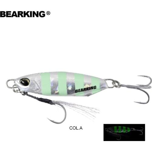 BEARKING 30g 40g Minnow Fishing Lure Hard Artificial Bait 3D Eyes Wobblers Crankbait Topwater Plastic Baits Fish Pesca