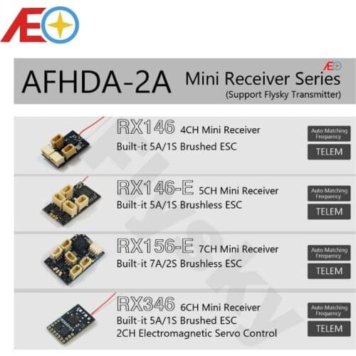 Flysky Remote Controller Choose Micro Mini Receiver RX for your Flysky Transmitter RC Model Only Support AFHDA-2A Protocol