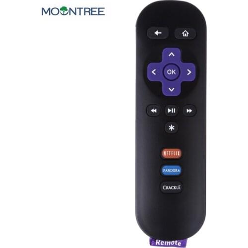 RK-6 Remote Control for Roku 1 Instant Replay Remote Replacement for Roku 1 2 3 4 LT HD XD XS XDS Media Player black 433mhz new