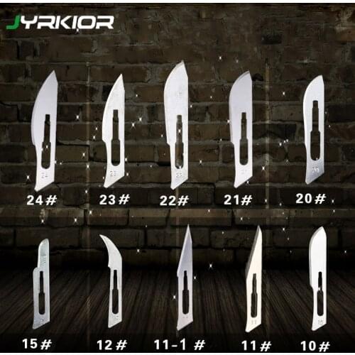 10Pcs Surgical Knife Blade Replacement Scalpel For PCB Circuit board Phone Film/Beauty/DIY Scrapbooking Crafts Carving Knife