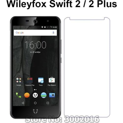 2PC Tempered Glass for Wileyfox Swift 2 Plus / Swift 2 / 5inch LCD Front Screen Protector for Wileyfox Swift 2 pelicula de vidro