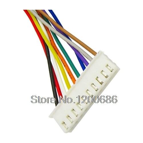 10PIN XH2.54 connector wire XH 2.54MM XH 2.54 long 30CM cable 24AWG wire harness