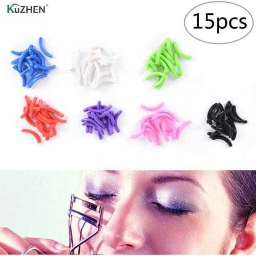 15pcs/set Eyelashes Curler Replacement Pads For Eyelash Curling High Elastic Rubber Pad Makeup Replacement Beauty Tools