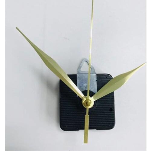 3 years warranty Simple DIY Gold Hands 28mm shaft Silent Quartz Wall Clock Movement Mechanism Replacement Parts Kit