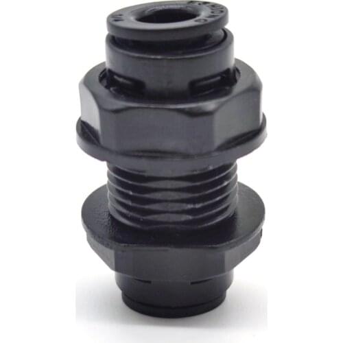 5pcs 6.4mm slip lock bulkhead connector quick connection for garden water purifier and sprayer accessories