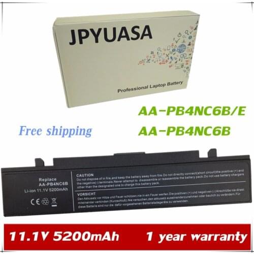 7XINbox 11.1V 5200mAh AA-PB6NC6B AA-PL2NC9B AA-PL2NC9B/E AA-PB2NX6B/E Battery For Samsung P50 P60 R45 Pro R39 R410 R40 R41 R510