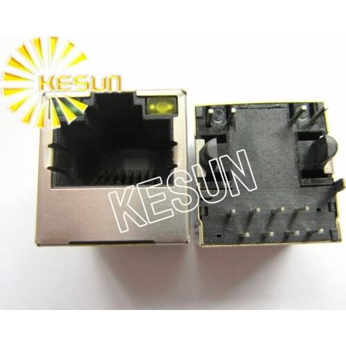 FREE SHIPPING 5PCS x HL-4125ANLZ RJ45 Shield type With Transformer PCB Modular Female Network Socket