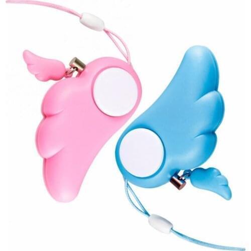 Self Defence Keychain Alarm Personal Protection Girl Women Security Rape Alarm 90dB Loud Self Defense Supplies Emergency Alarm