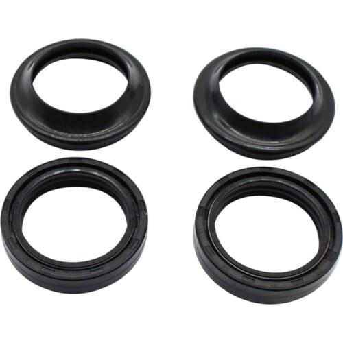 Cyleto 39x52 Motorcycle Part Front Fork Damper Oil Seal Dust Seal for Harley Davidson Dyna Super Glide Sport FXDX 1999-2005