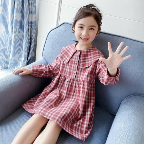 Teenage Girls Dress Long Sleeve Girls Dress 2020 Spring New Kids Girls Casual Dresses Girls T-shirt Dress Fall 4-12Y
