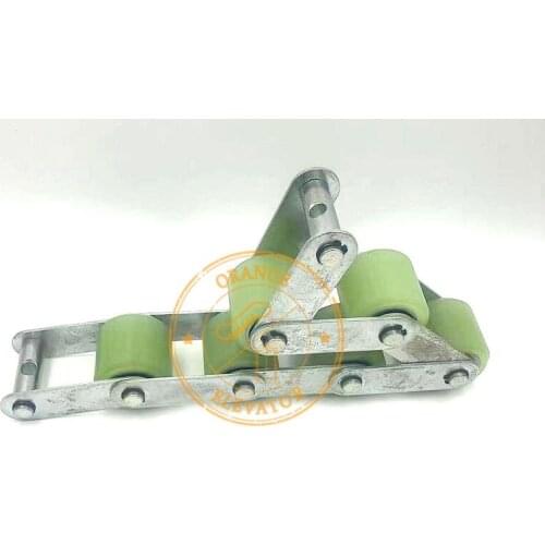 Suitable for Schindler 9300 escalator handrail belt tensioning sprocket set, compression chain 6 wheels iron core wheel 60*55