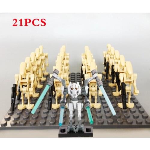 21pcs/lot Imperial Clone Stormtroopers 501st Troopers Legion Assemble Building Blocks Brick Star Model Figures Wars Children Toy