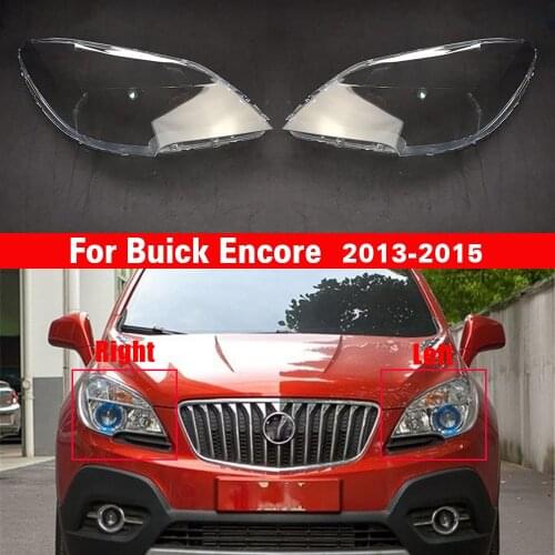 Car Headlamp Lens Auto Shell Cover For Buick Encore 2013 2014 2015 Car Replacement Lampshade Lampcover Bright Lamp Shade Caps
