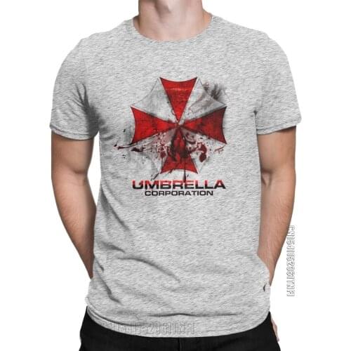 Men Umbrella Corporation T Shirts Cotton Tops Vintage Classic Short Sleeve O Neck Tees Gift Idea T-Shirts