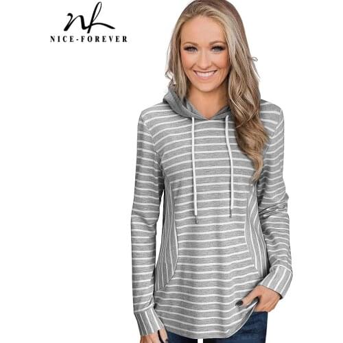 NICE-FOREVER Women's Sweatshirts With Print