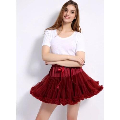New Arrival Petticoats Wedding Bridal Crinoline Lady Girls Underskirt For Party White Blue Black Ballet Dance Skirt Tutu