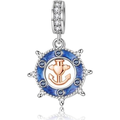 Sailor Pendants 925 Sterling Silver Charm Beads Accessories Fit Original Charms Silver 925 Bracelets DIY Jewelry Making Gifts