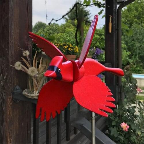 Bird Windmill Garden Decor Flying Bird Wind Spinner Resin Decoration For Yards Gardens Lawns Decoration Ornaments