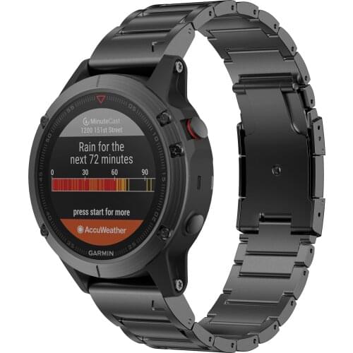 22 26mm Watchband Strap for Garmin Fenix 6 6X Pro 5X 5S Plus 3HR Watch Quick Release Titanium Alloy Strap For Forerunner 935 945