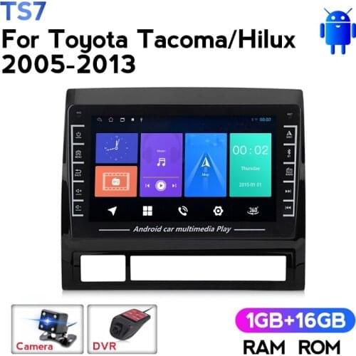 Android System Stereo Car Auto Radio Multimedia Player WIFI GPS For Toyota Tacoma Hilux 2005-2013 IPS DSP Video BT Navigation FM