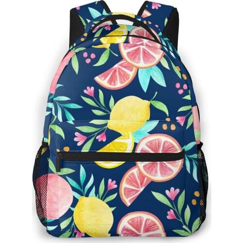 Women Backpack with Multiple Using Women Backpacks Colorful Fruits Female School Bag Girls Travel Bag