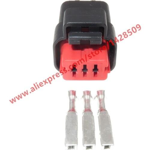 10 Sets 3 Pin Car Electrical Water Temperature Sensor Plug Female Waterproof Cable Connector