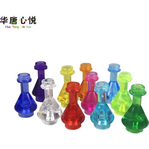 10 PCS 93549 MOC Potion Bottles Series Toys For Children Accessories Transparent DIY Models Educational Fun Toys Building Blocks