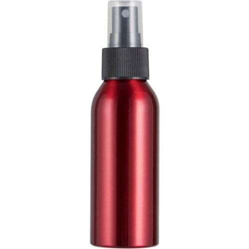 100ml Red Atomizer Perfume Aluminum Travel Accessories Refillable Mist Spray Bottle Empty Cosmetic Containers Metal 20pcs/lot