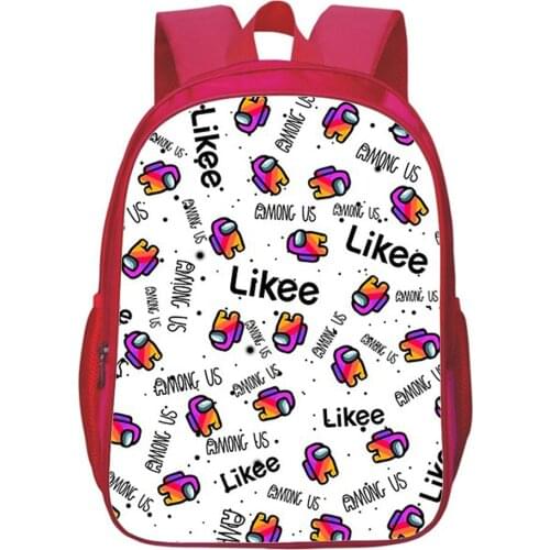 13 Inches Likee Backpack Rainbow Likee Cat Cartoon Printing School Bag Girls Casual Cosplay Knapsack