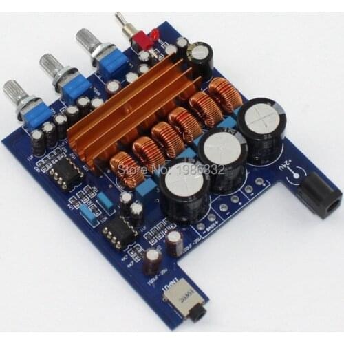 2PCS * WS16 50W x 2+100W TPA3116D2 NE5532 3*3300UF Capacity HIFI Digital Subwoofer Amplifier Board Transcends TPA3123 LM1875