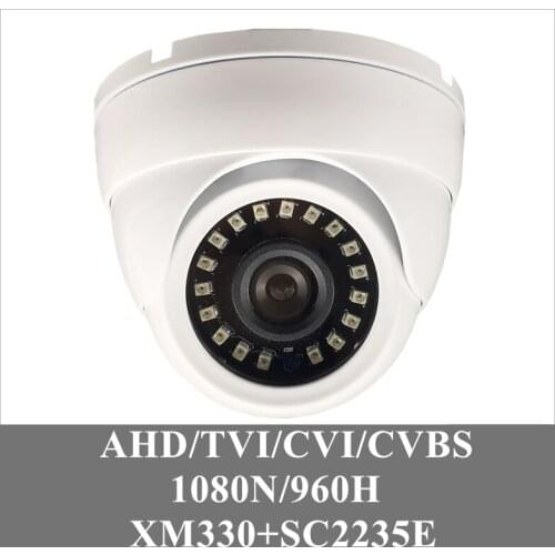 4PCS AHD/CVI/TVI/CVBS Analog Ceiling Metal Dome Camera 1080N 960H BNC Infrared NightVision IRC CCTV Security