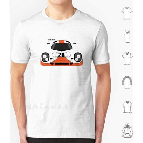 917 #20 Racing Livery T Shirt 6xl Cotton Cool Tee Le Mans 917k Racing Livery Gulf 20 Hans Herrmann Attwood Vintage Retro Car