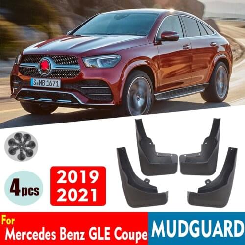 Mudflaps FOR Mercedes Benz GLE Coupe classW167 Mudguards Fender Mud Flap Guard Splash Mudguard Car Accessories Auto Styline 4pcs