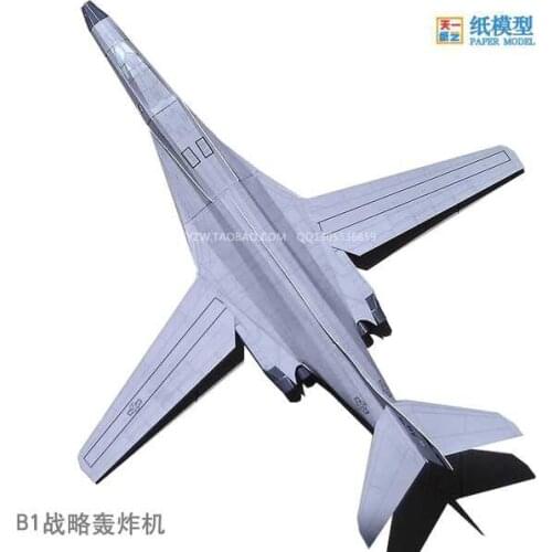 Boeing B1 bombers DIY paper model aircraft model airplane toy paper art