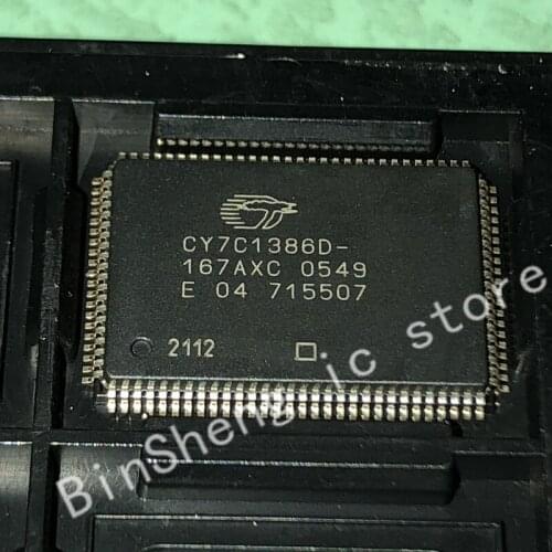 CY7C1386D-167AXC CY7C1386D-200AXC TQFP100 SRAM synchronous SDR storage