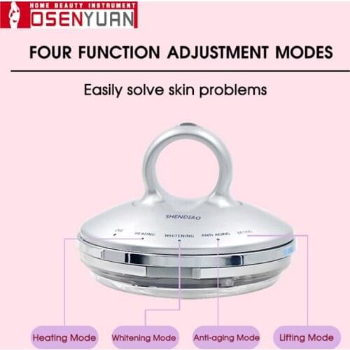 Electric EMS Vibration Heating Facial Beauty Instrument Face Lift Device Skin Care Tightening Massager Anti Wrinkle Ion Importer
